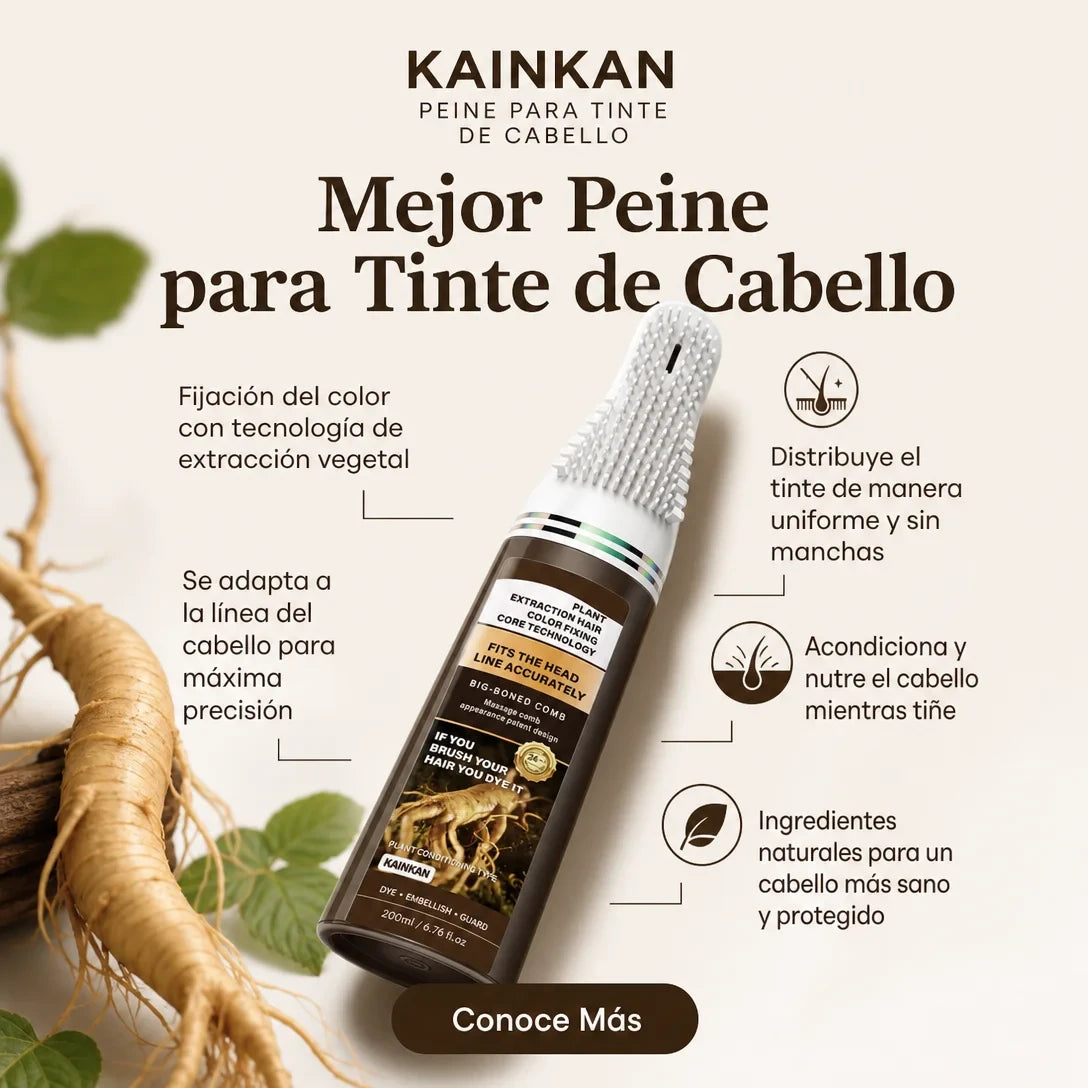 Tinte con Peine – Cubre tus Canas en Minutos, Sin Complicaciones