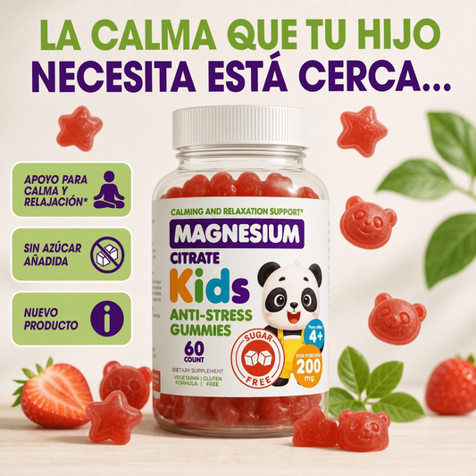 Citrato de Magnesio para Niños