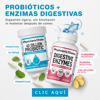 Combo Salud Intestinal – Probióticos + Enzimas