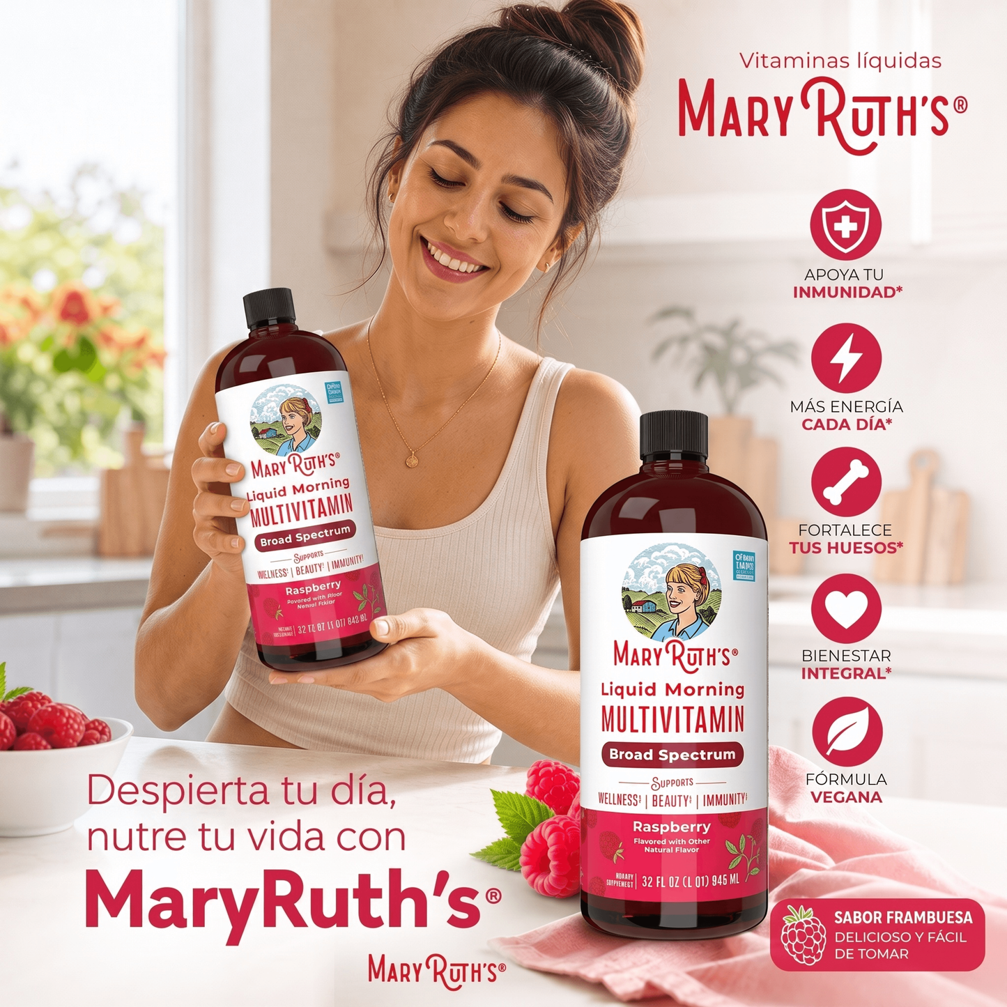 Multivitamínico Líquido MaryRuth's – Para Toda la Familia