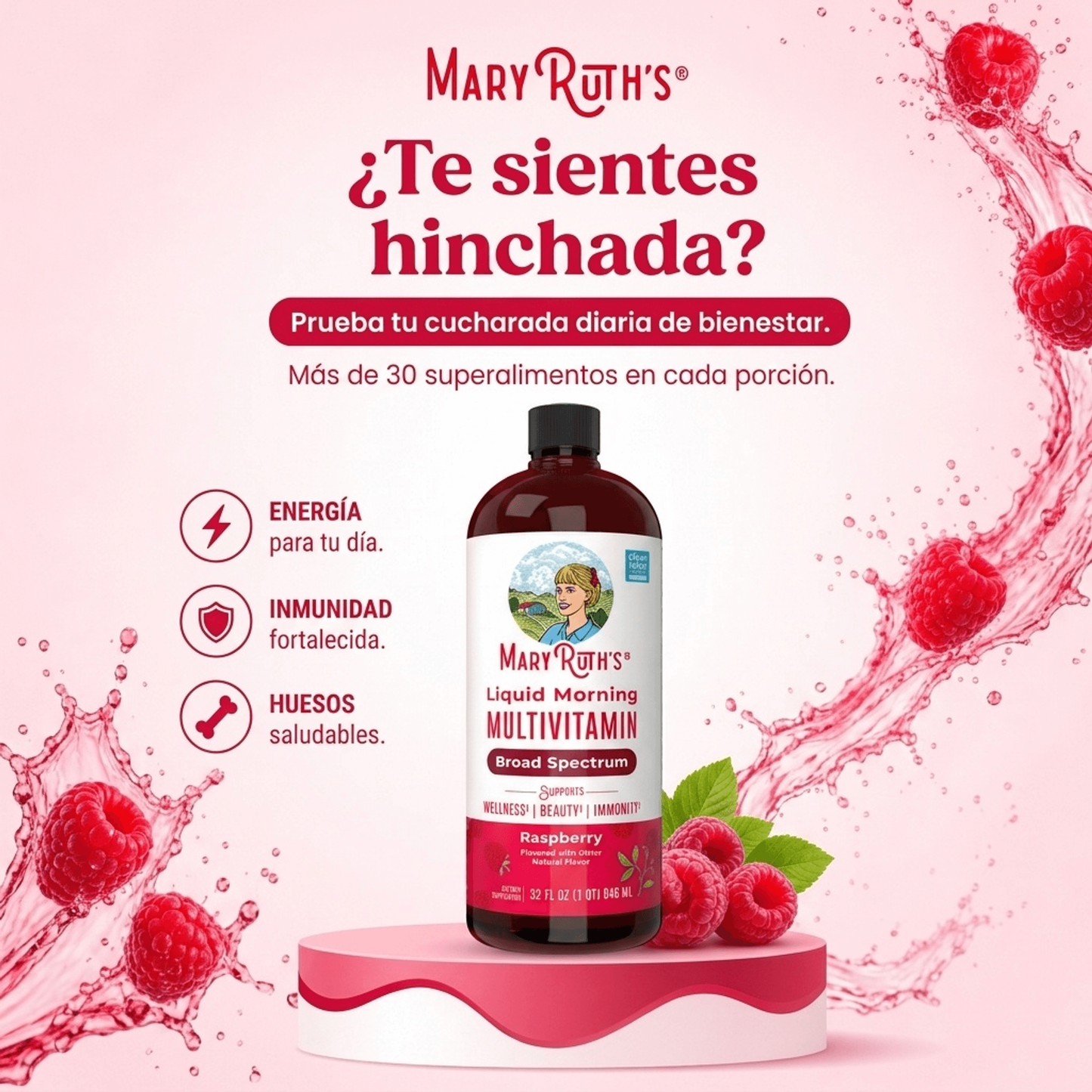Multivitamínico Líquido MaryRuth's – Para Toda la Familia