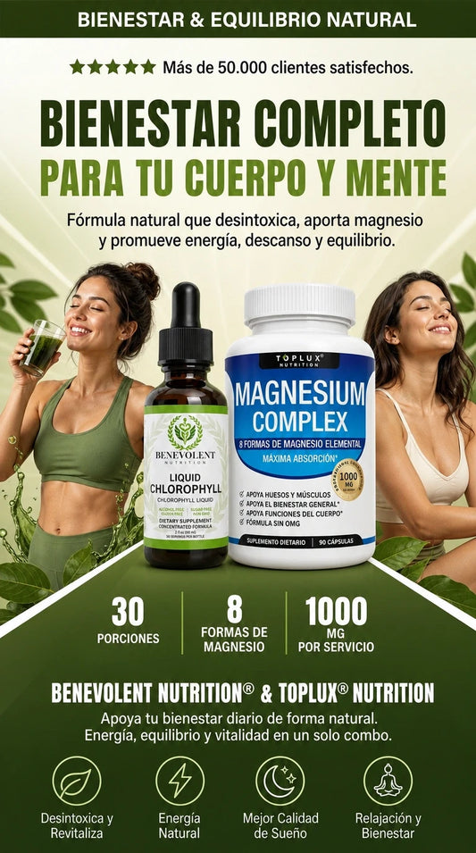 Combo Clorofila y Magnesio Complex