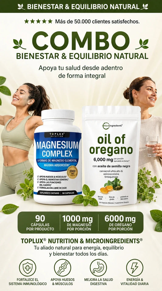 Combo Oil Oregano + Magnesio Complex