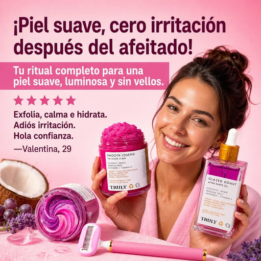 COMBO EXFOLIANTE SMOOTH y GLAZED DONUT