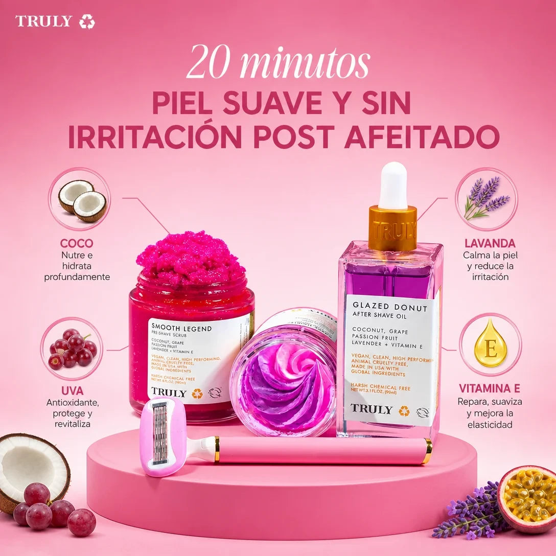 COMBO EXFOLIANTE SMOOTH LEGEND y GLAZED DONUT