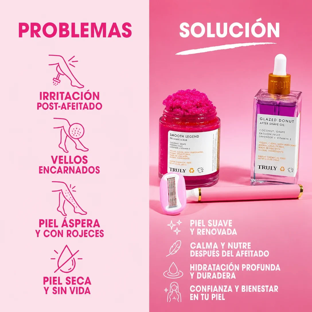 COMBO EXFOLIANTE SMOOTH LEGEND y GLAZED DONUT