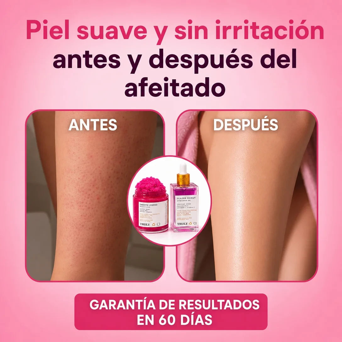 COMBO EXFOLIANTE SMOOTH LEGEND y GLAZED DONUT