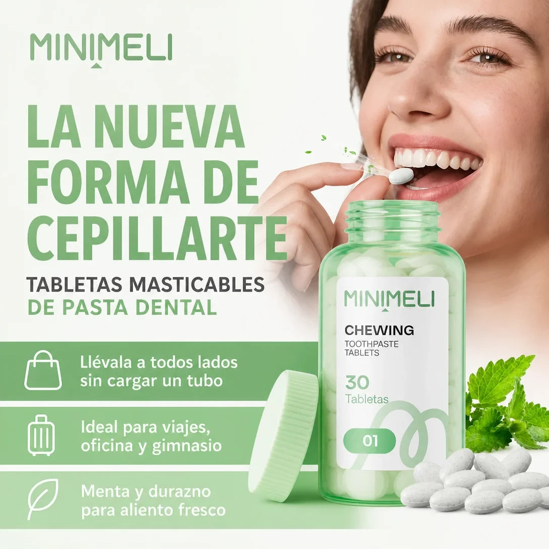 Pasta Dental en Tabletas - Minimeli